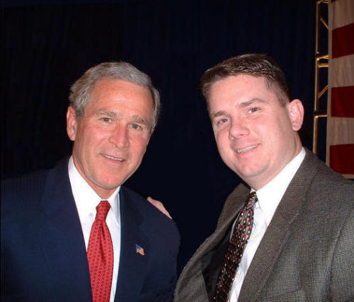 Geo. W Bush and Will - January 2004