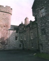 Looking across the courtyard to the SE.